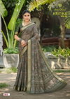 Kritika Vol 4 By Kashvi Dull Moss Kasab Wholesale Daily Wear Saree Suppliers In Mumbai
